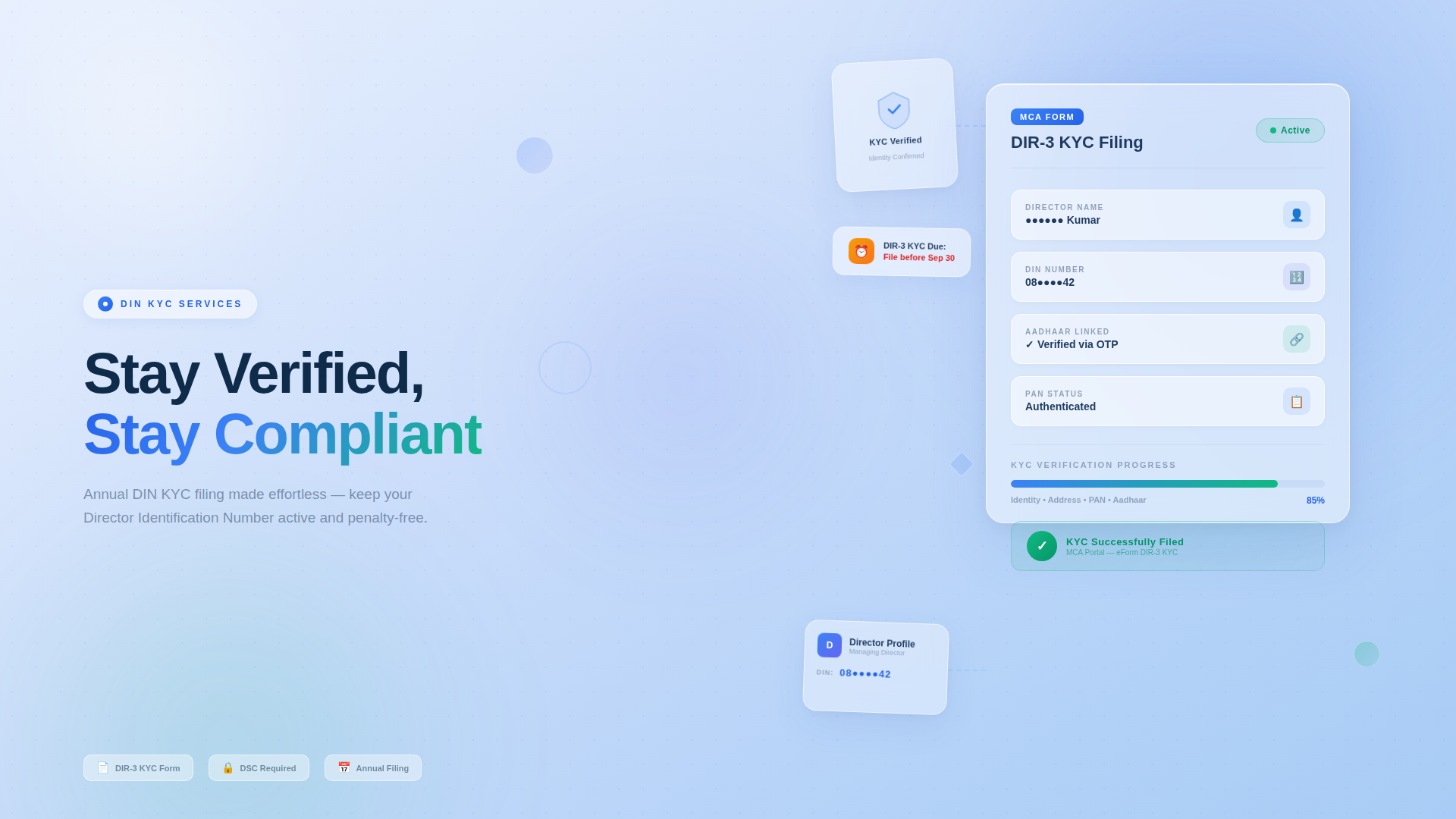 DIN KYC Filing: Complete Guide to DIR-3 KYC Form for Company Directors