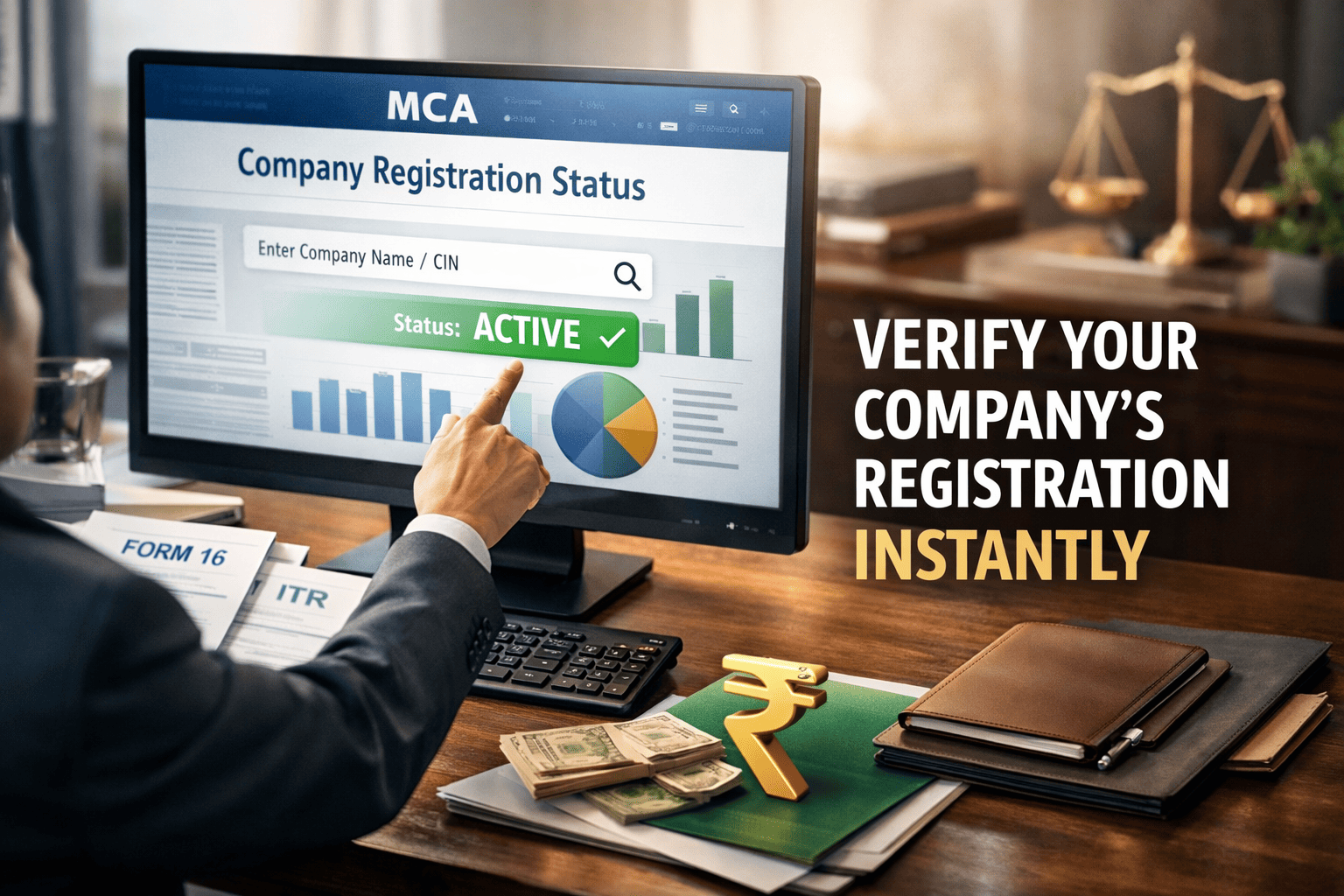 How to Check Company Registration Status on MCA Portal