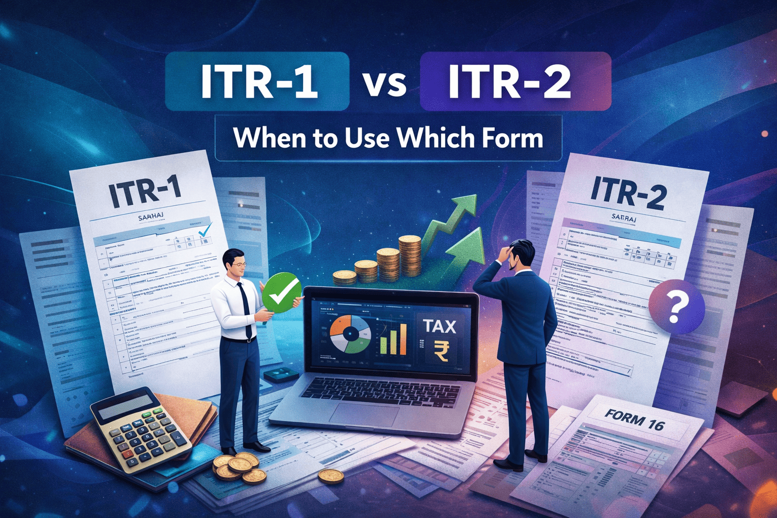 ITR-1 vs ITR-2: When to Use Which Form